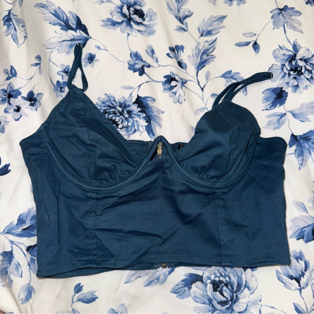 White Fox Boutique Midnight Oasis Bustier Steel size S